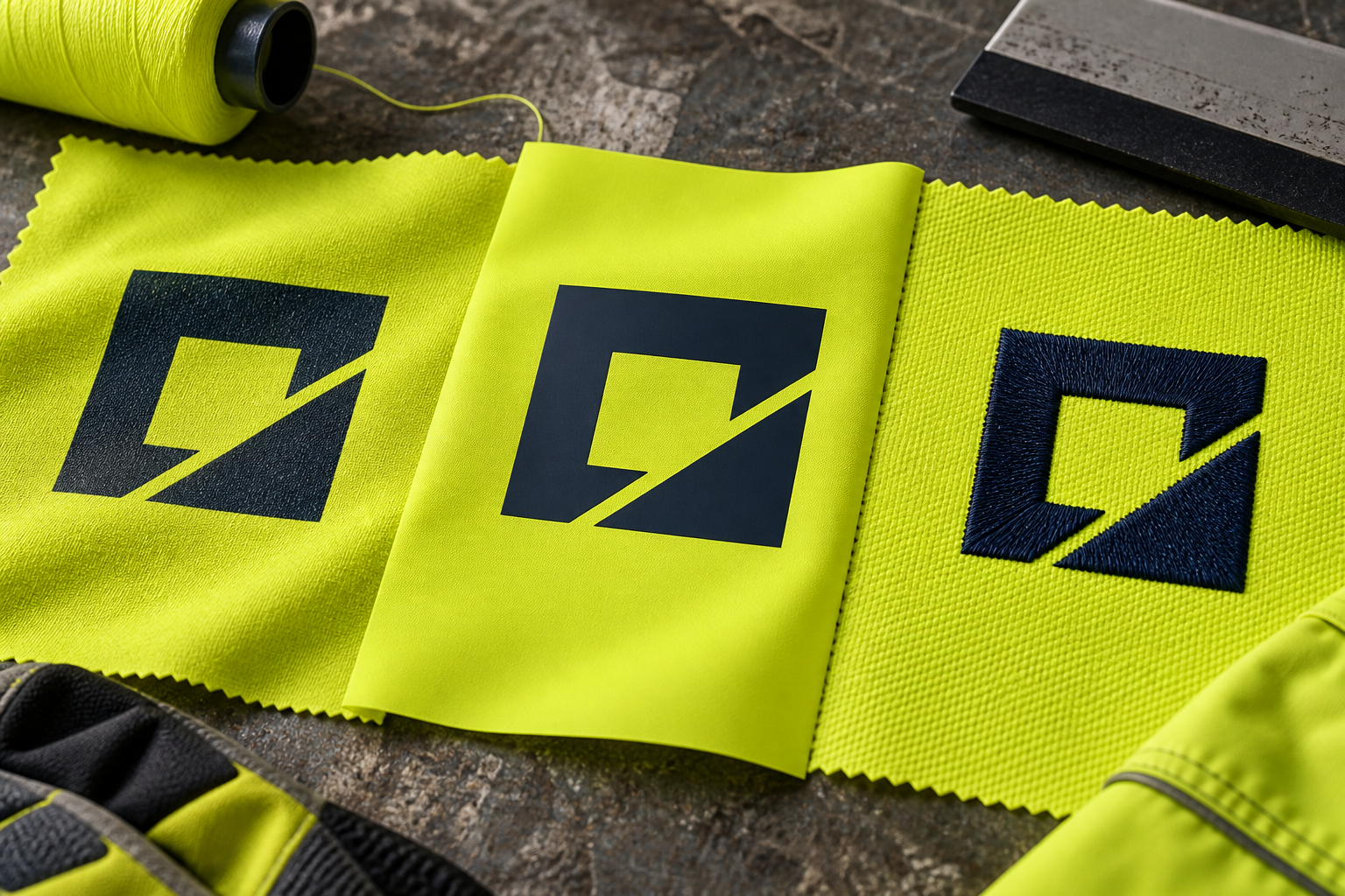 Hi-Vis Workwear Logo Methods Compared