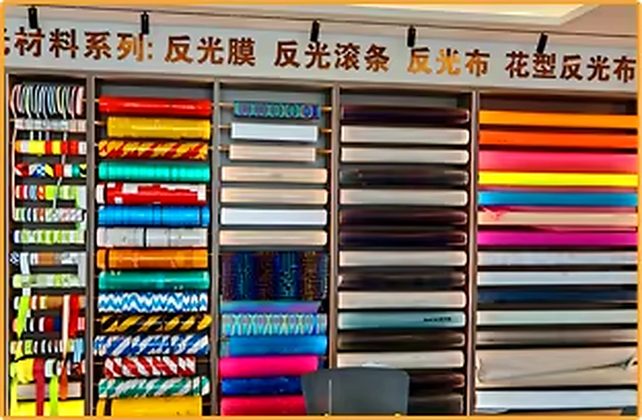 Reflective tape and trim sample library