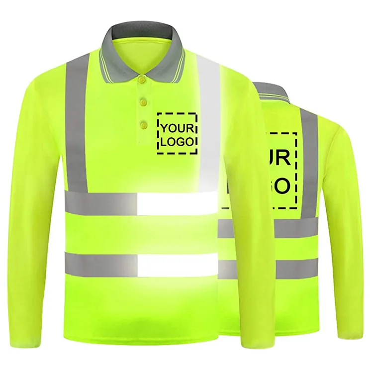 Ansi Best Breathable Long Sleeve Workwear Quick Dry Hi-Vis Safety