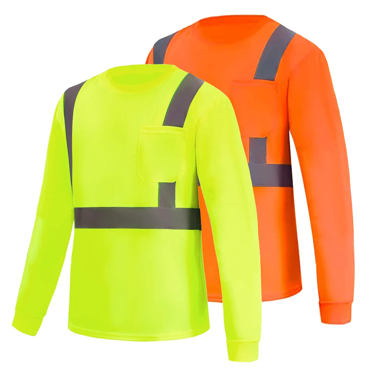 Front Pocket Quick Dry Class 2 Hi-Vis Workwear T Shirt