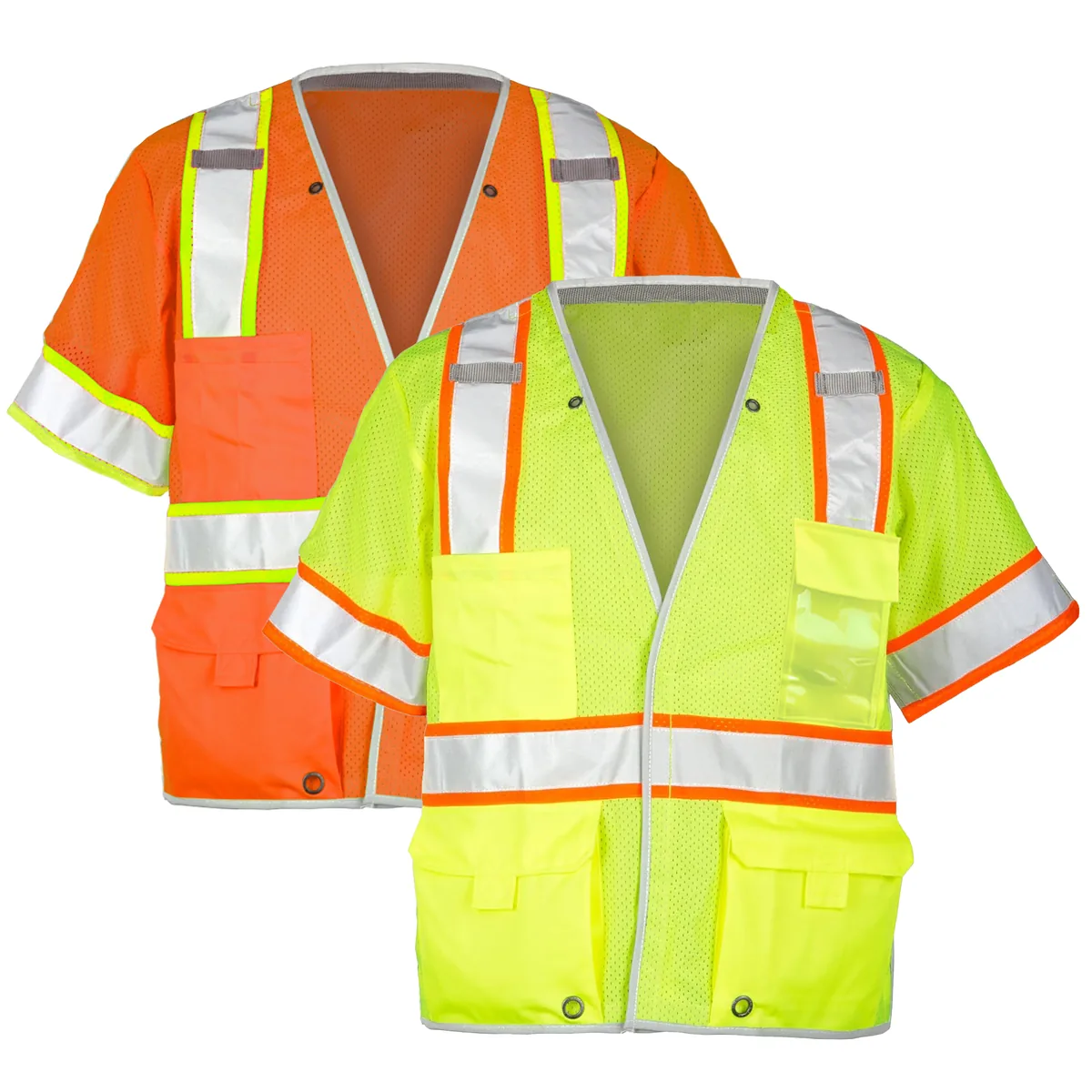 Type R Class 3 Safety Vest 5 Point Breakaway Tear-Away